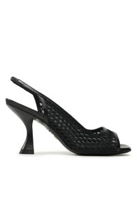 Stuart Weitzman Sandały Cay Xcrv 85Slgbk San SE024 Czarny. Kolor: czarny. Materiał: materiał #1