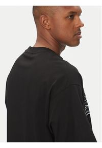 Versace Jeans Couture T-Shirt 78GAH6L1 Czarny Regular Fit. Kolor: czarny. Materiał: bawełna #4