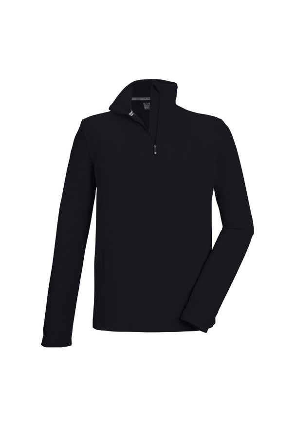 Bluza męska Killtec KSW 99 MN FLC SHRT. Kolor: fioletowy, czarny, szary, wielokolorowy. Materiał: polar