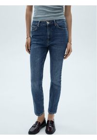 mango - Mango Jeansy Claudia 77045661 Granatowy Skinny Fit. Kolor: niebieski #1