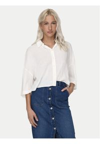 only - ONLY Koszula Lastrid 15307870 Biały Regular Fit. Kolor: biały. Materiał: wiskoza #1