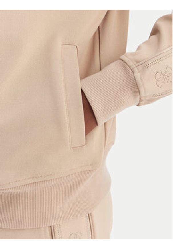 Guess Bluza V5BQ15 KCX22 Beżowy Regular Fit. Kolor: beżowy. Materiał: syntetyk