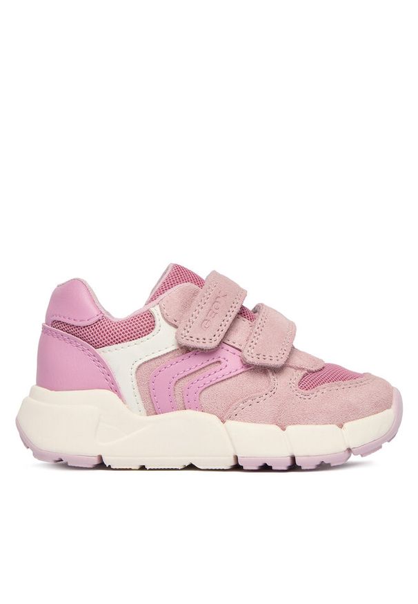 Sneakersy Geox. Kolor: różowy