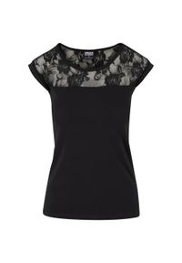 Urban Classics - Top Ze Sznurowadłami Dla Pań I Panów. Kolor: czarny. Sport: turystyka piesza #1