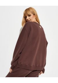 NANUSHKA - Bluza z logo Remy. Kolor: brązowy. Materiał: bawełna. Długość rękawa: długi rękaw. Długość: długie. Styl: klasyczny #2