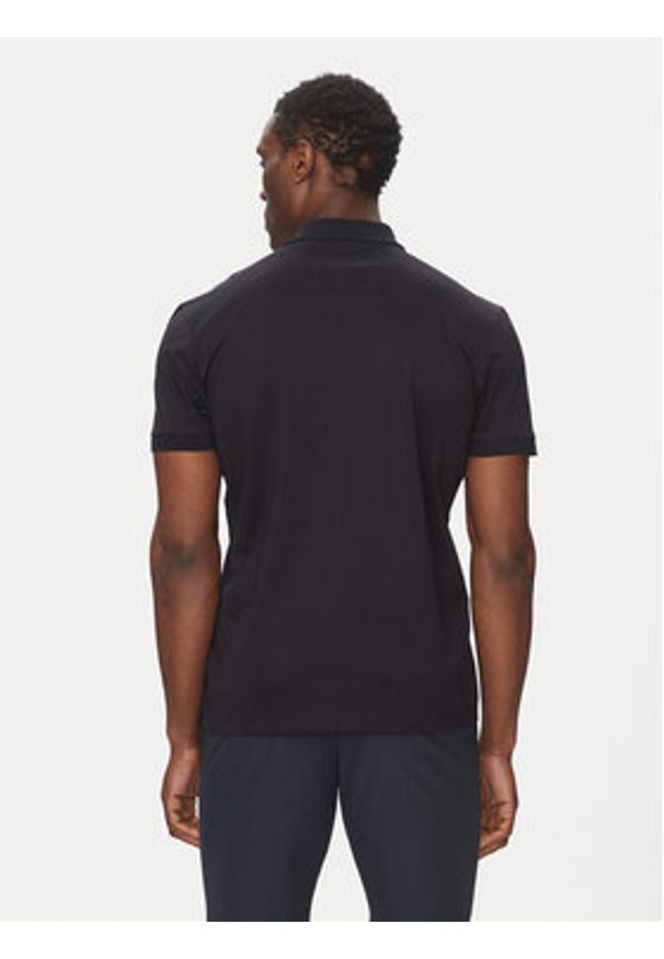 BOSS Polo Philix Pima 50538177 Granatowy Regular Fit. Typ kołnierza: polo. Kolor: niebieski. Materiał: bawełna