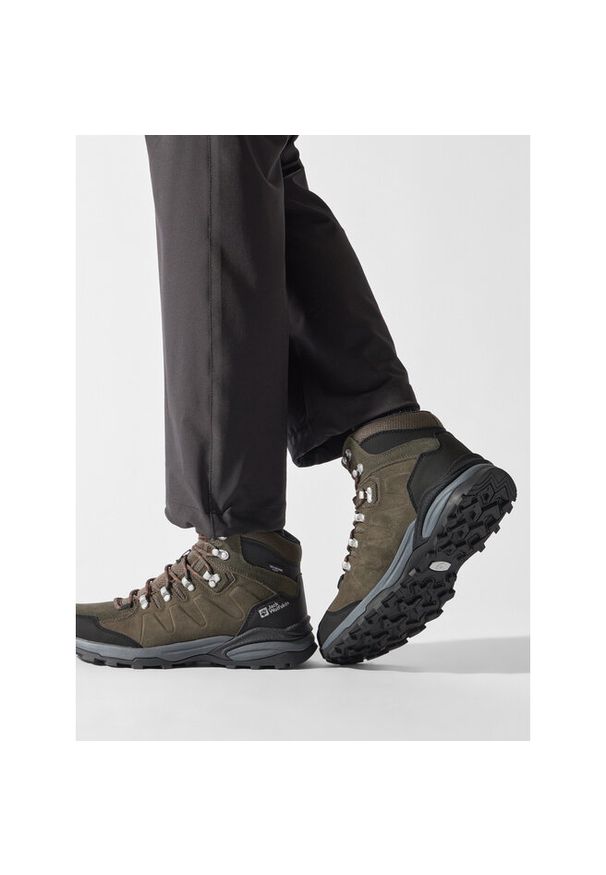 Trekkingi Jack Wolfskin. Kolor: brązowy. Sport: turystyka piesza