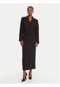 French Connection Marynarka 75ZAG Czarny Regular Fit. Kolor: czarny. Materiał: syntetyk #3