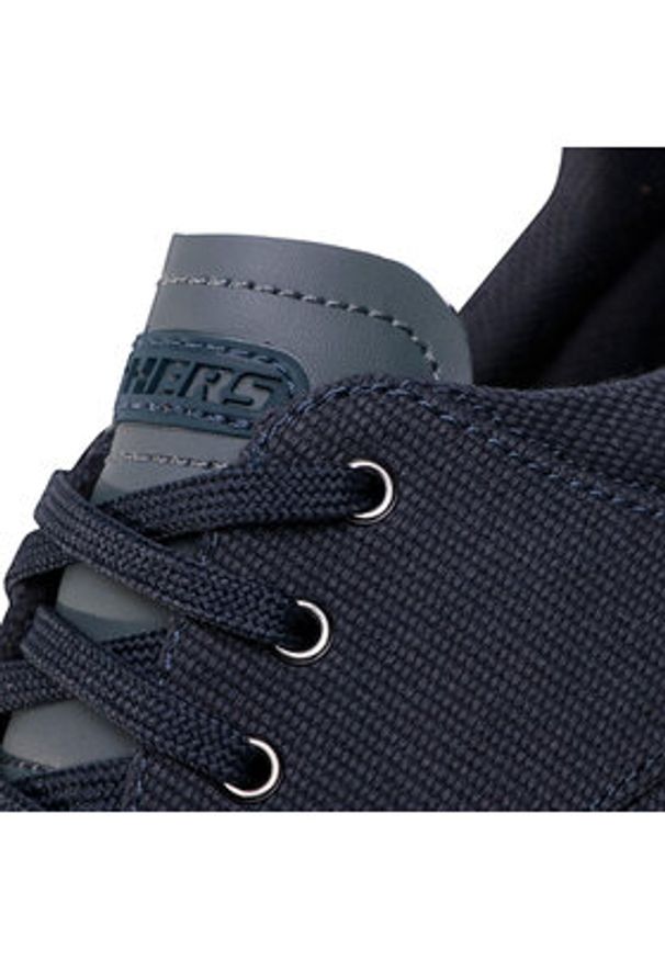 skechers - Skechers Sneakersy Burbank 204083/NVY Granatowy. Kolor: niebieski. Materiał: materiał