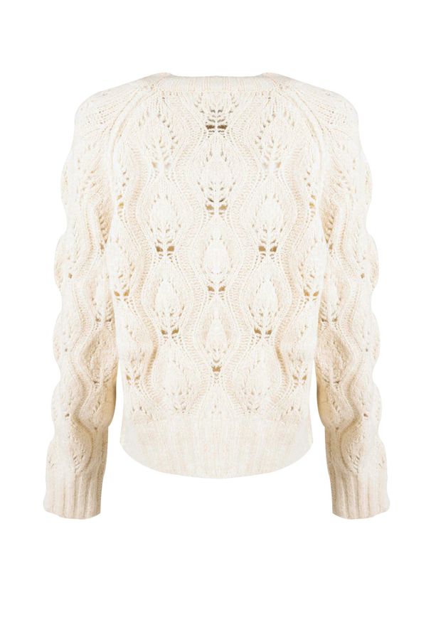 Silvian Heach Sweter "Oversize" | CVA22153MA | Kobieta | Beżowy. Kolor: beżowy. Materiał: wełna, akryl, elastan, poliester