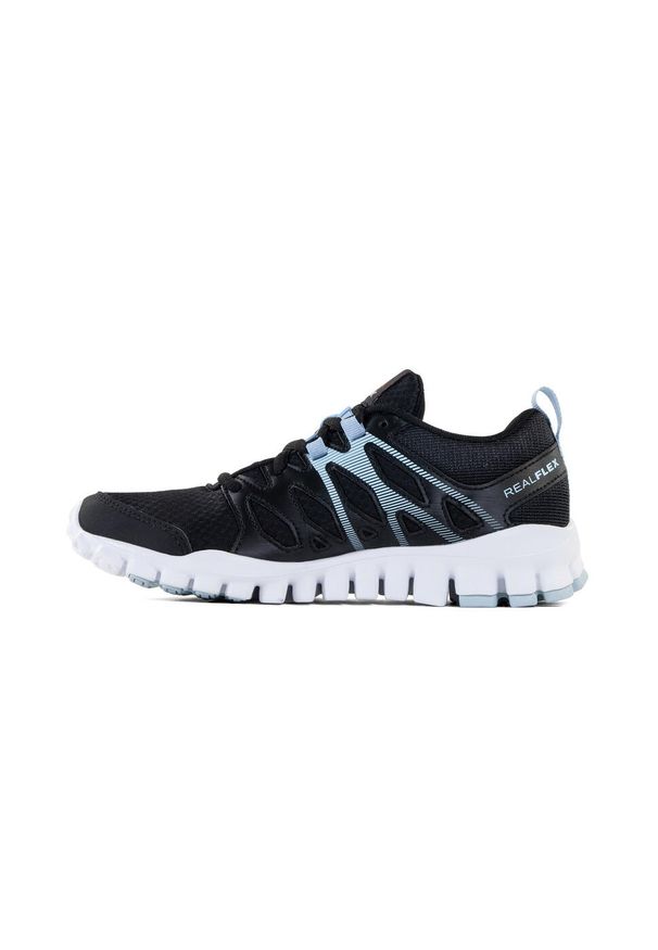 Reebok - Buty na trening damskie REEBOK REALFLEX TRAIN 4.0 sportowe. Kolor: czarny. Sport: fitness