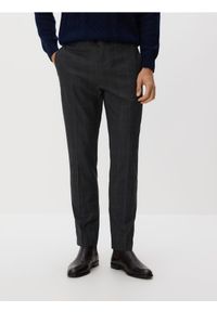 Reserved - Spodnie garniturowe z domieszką wełny - wielobarwny. Materiał: wełna #1