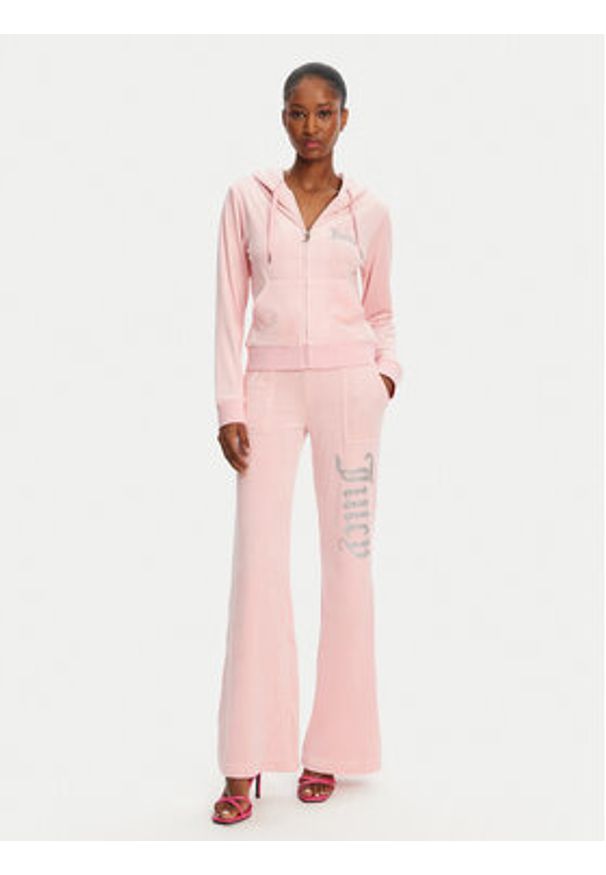 Juicy Couture Bluza Robertson JCBAS125805 Różowy Regular Fit. Kolor: różowy. Materiał: syntetyk