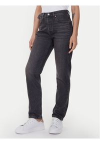 Levi's® Jeansy 501® 36200-0304 Czarny Cropped Fit. Kolor: czarny