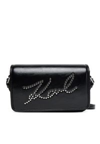 Karl Lagerfeld - KARL LAGERFELD Torebka A3W30304 Czarny. Kolor: czarny. Materiał: skórzane