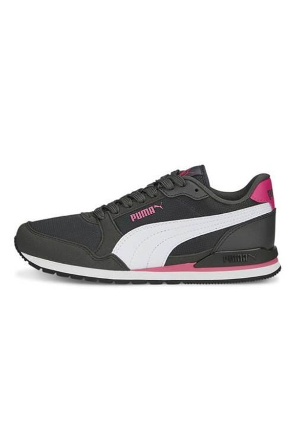 Buty do chodzenia dla dzieci Puma ST Runner V3 Mesh. Kolor: czarny. Materiał: guma, syntetyk, tkanina, materiał. Sport: turystyka piesza
