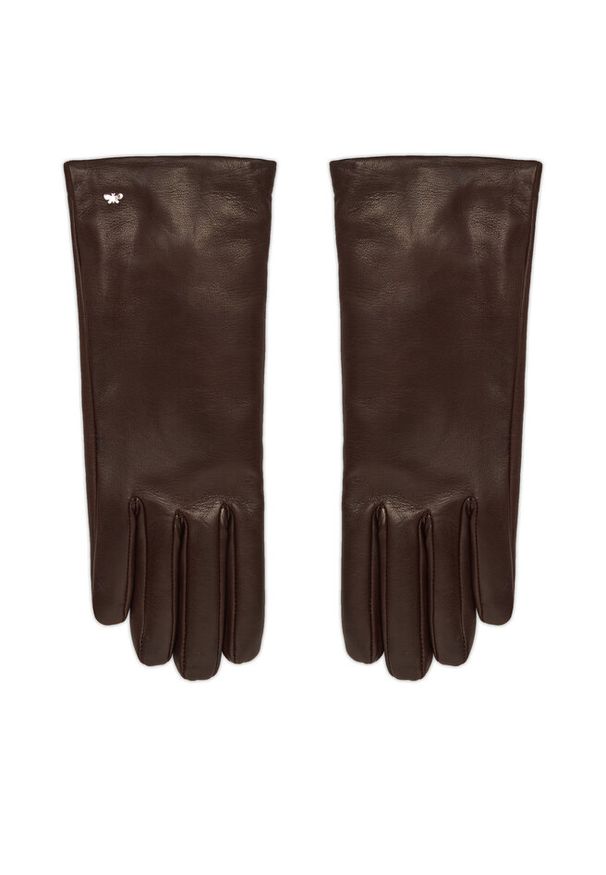 Rękawiczki Weekend Max Mara. Kolor: brązowy