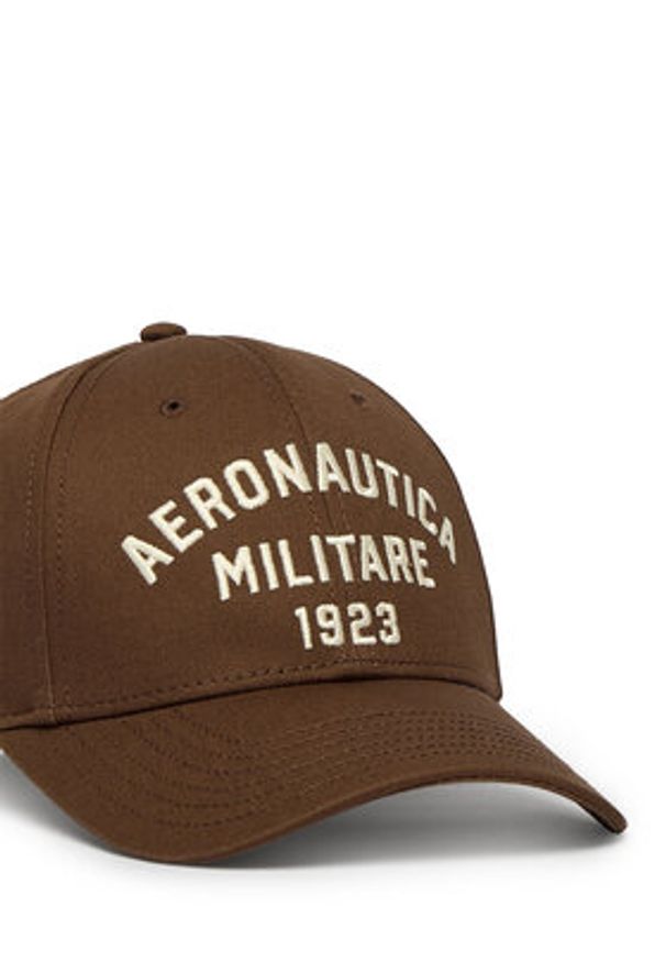 Aeronautica Militare Czapka z daszkiem 261HA1241UCT02261 Brązowy ciemny. Kolor: brązowy. Materiał: bawełna
