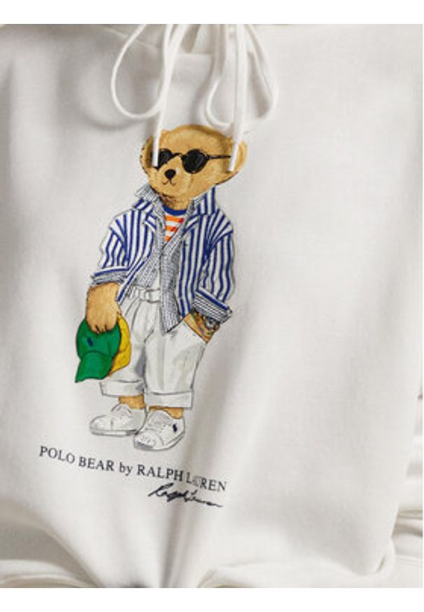 Polo Ralph Lauren Bluza 211959115001 Biały Relaxed Fit. Typ kołnierza: polo. Kolor: biały. Materiał: bawełna