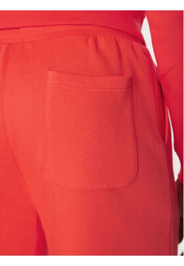 Tommy Jeans Szorty sportowe Flag Beach DM0DM21931 Pomarańczowy Regular Fit. Kolor: pomarańczowy. Materiał: bawełna. Styl: sportowy