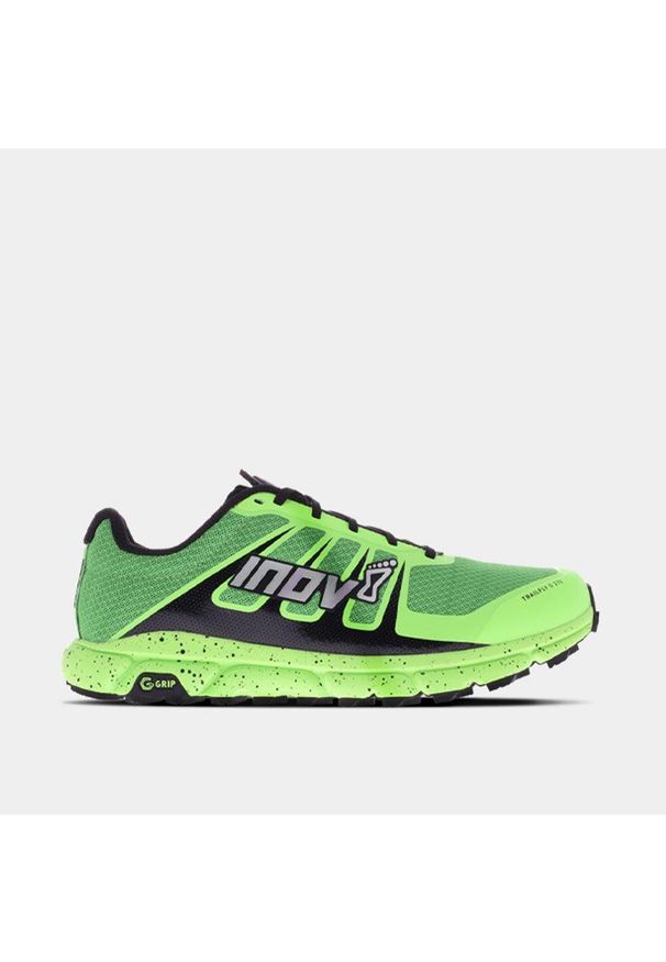 Buty do biegania męskie, Inov-8 Trailfly G 270 V2. Kolor: wielokolorowy, czarny, zielony. Materiał: guma, materiał, syntetyk