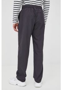 Rains spodnie 18700 Woven Pants Regular kolor czarny proste high waist. Stan: podwyższony. Kolor: czarny. Materiał: tkanina #2