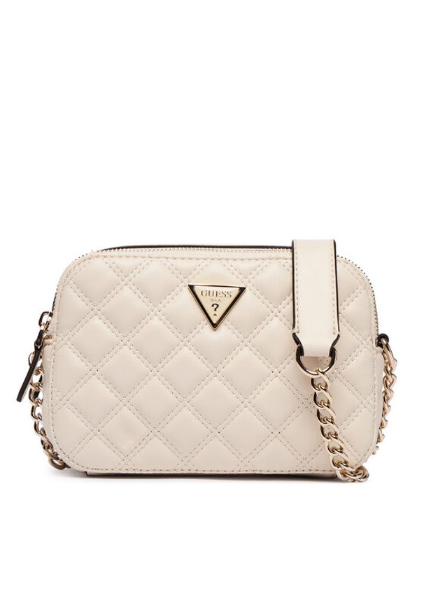 Guess Torebka HWQG96 73140 Kremowy. Kolor: kremowy. Materiał: skórzane