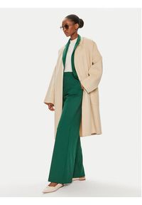 Weekend Max Mara Płaszcz wełniany Eris 2425016011 Beżowy Oversize. Kolor: beżowy. Materiał: wełna #6