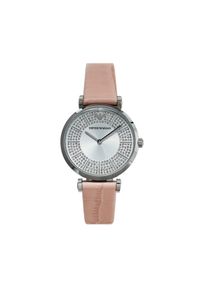 Zegarek Emporio Armani. Kolor: różowy