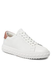 MICHAEL Michael Kors Sneakersy Grove Lace Up 43R4GVFS1L Różowy. Kolor: biały. Materiał: skóra #5