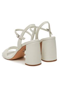 Steve Madden Sandały Mareena SM11003691 Biały. Kolor: biały. Materiał: skóra