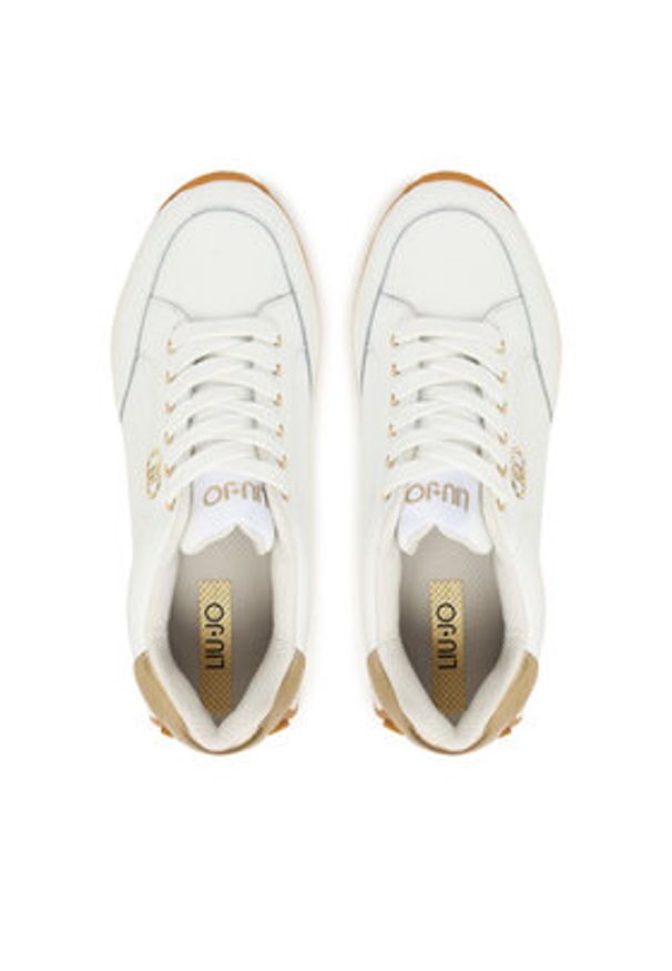 Liu Jo Sneakersy Lolo 20 BF5027 P0102 Biały. Kolor: biały. Materiał: skóra