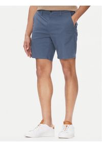 Michael Kors Szorty materiałowe CS5304ZDR2 Niebieski Regular Fit. Kolor: niebieski. Materiał: bawełna