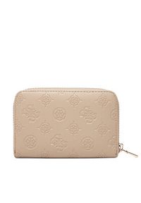 Guess Duży Portfel Damski Phoebe Slg SWPD96 65140 Beżowy. Kolor: beżowy. Materiał: skóra