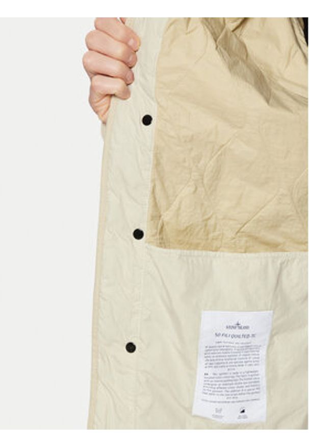 Stone Island Kurtka przejściowa 8115Q0633 Beżowy Regular Fit. Kolor: beżowy. Materiał: bawełna