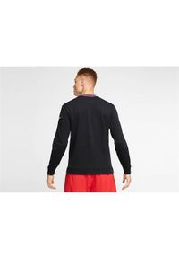 Koszulka sportowa męska Nike Dri-fit. Kolor: czarny. Długość rękawa: długi rękaw. Długość: długie. Styl: sportowy