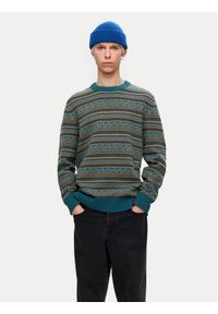 Selected Homme Sweter 16094646 Niebieski Regular Fit. Kolor: niebieski. Materiał: syntetyk #1