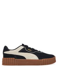 Puma Sneakersy Carina 3.0 Luxe SD 400725 03 Czarny. Kolor: czarny. Materiał: skóra, zamsz