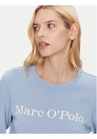 Marc O'Polo Bluza 500 4073 54055 Błękitny Regular Fit. Typ kołnierza: polo. Kolor: niebieski. Materiał: bawełna #5