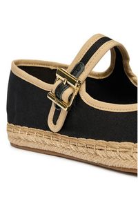 TOMMY HILFIGER - Tommy Hilfiger Espadryle Buckle Maryjane Espadrille FW0FW09239 Czarny. Kolor: czarny. Materiał: materiał #5