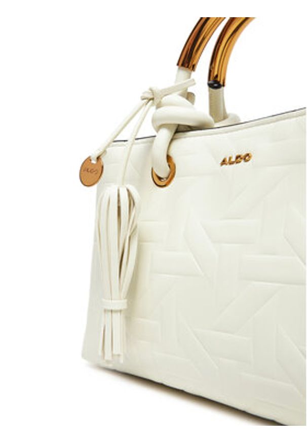 Aldo Torebka Yerin 13989522 Écru. Kolor: kremowy. Materiał: skórzane