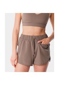 Lekkie szorty dla kobiet sportowe z kieszonką Carpatree Balletcore. Kolor: szary. Sport: fitness