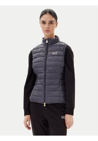 EA7 Emporio Armani Bezrękawnik 7W000087 AF12477 U8115 Szary Slim Fit. Kolor: szary. Materiał: syntetyk. Długość rękawa: bez rękawów