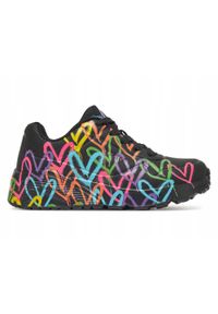 skechers - Buty damskie SKECHERS UNO LITE 314064L-BKMT czarne w serca sportowe 37,5. Kolor: czarny. Model: Skechers Sport. Sport: turystyka piesza