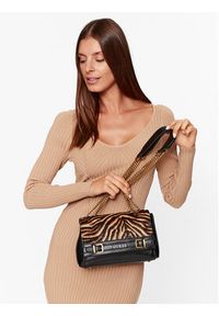 Guess Torebka HWTB89 85210 Czarny. Kolor: czarny. Materiał: skórzane