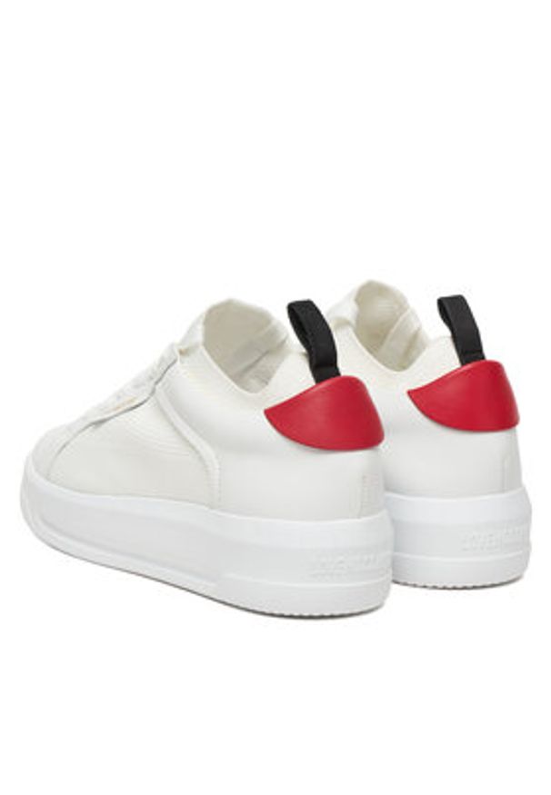 Love Moschino - LOVE MOSCHINO Sneakersy JA15055G1OIZ010B Biały. Kolor: biały. Materiał: materiał