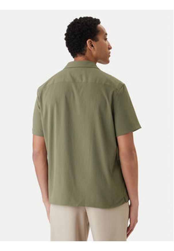 Calvin Klein Koszula LV04LF109G Zielony Classic Fit. Kolor: zielony. Materiał: syntetyk