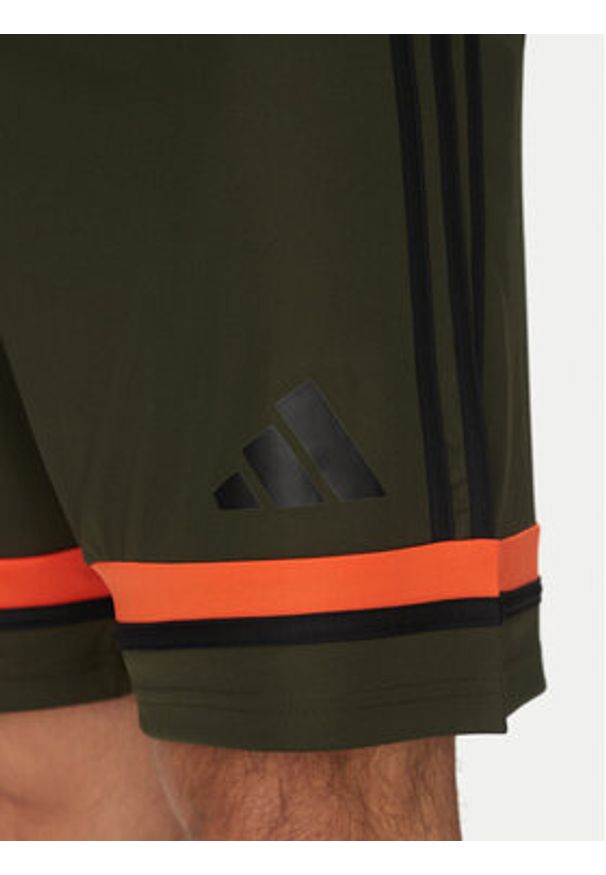 Adidas - adidas Szorty sportowe Squadra 25 JN7855 Zielony Regular Fit. Kolor: zielony. Materiał: syntetyk