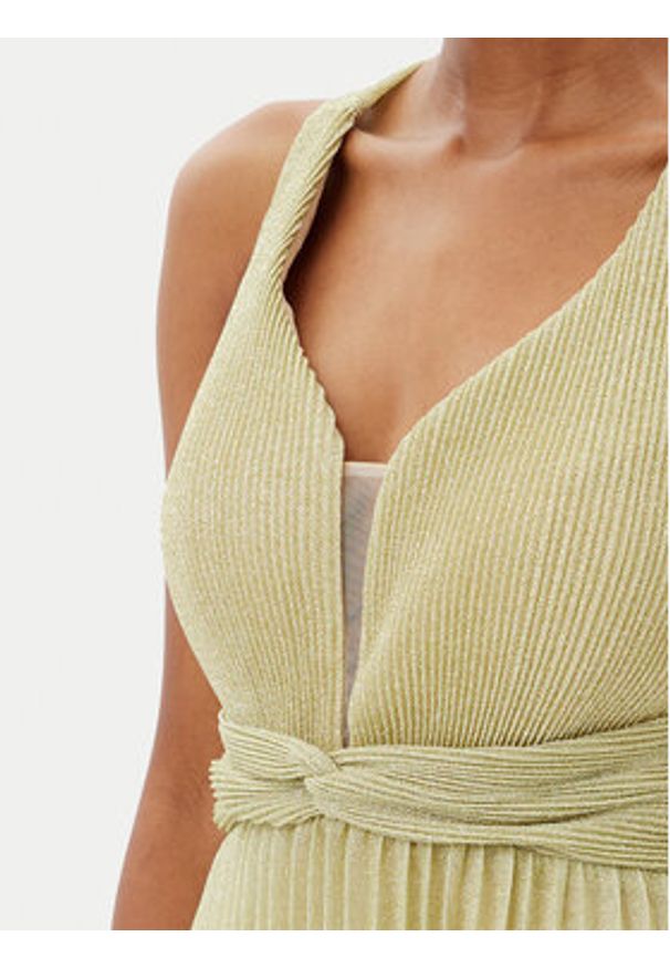 Artigli Sukienka wieczorowa ACAB002188 Złoty Regular Fit. Kolor: złoty. Materiał: syntetyk. Styl: wizytowy