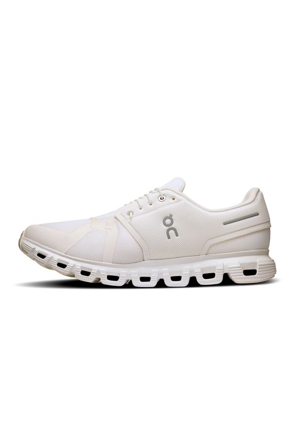 On Cloud 6 M White | White Sneakersy męskie. Kolor: biały